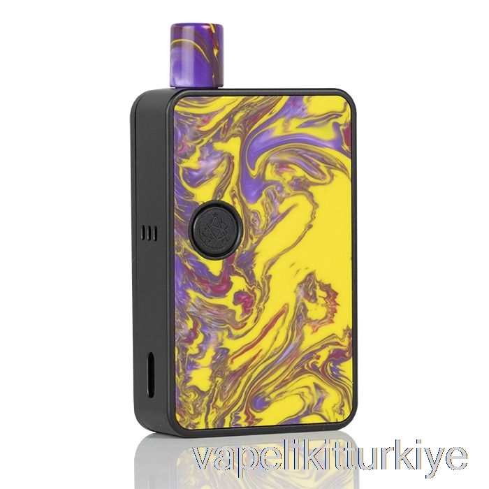 Elektronik Sigara Kalemi Vape Mate Asvape Mikro 30w Pod Sistemi Mor Sarı Reçine